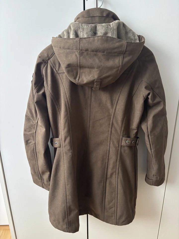 Schöne Damen Softshelljacke Regenjacke Winterjacke Gr. 36 S von Moorhead braun - Bild 2 von 4