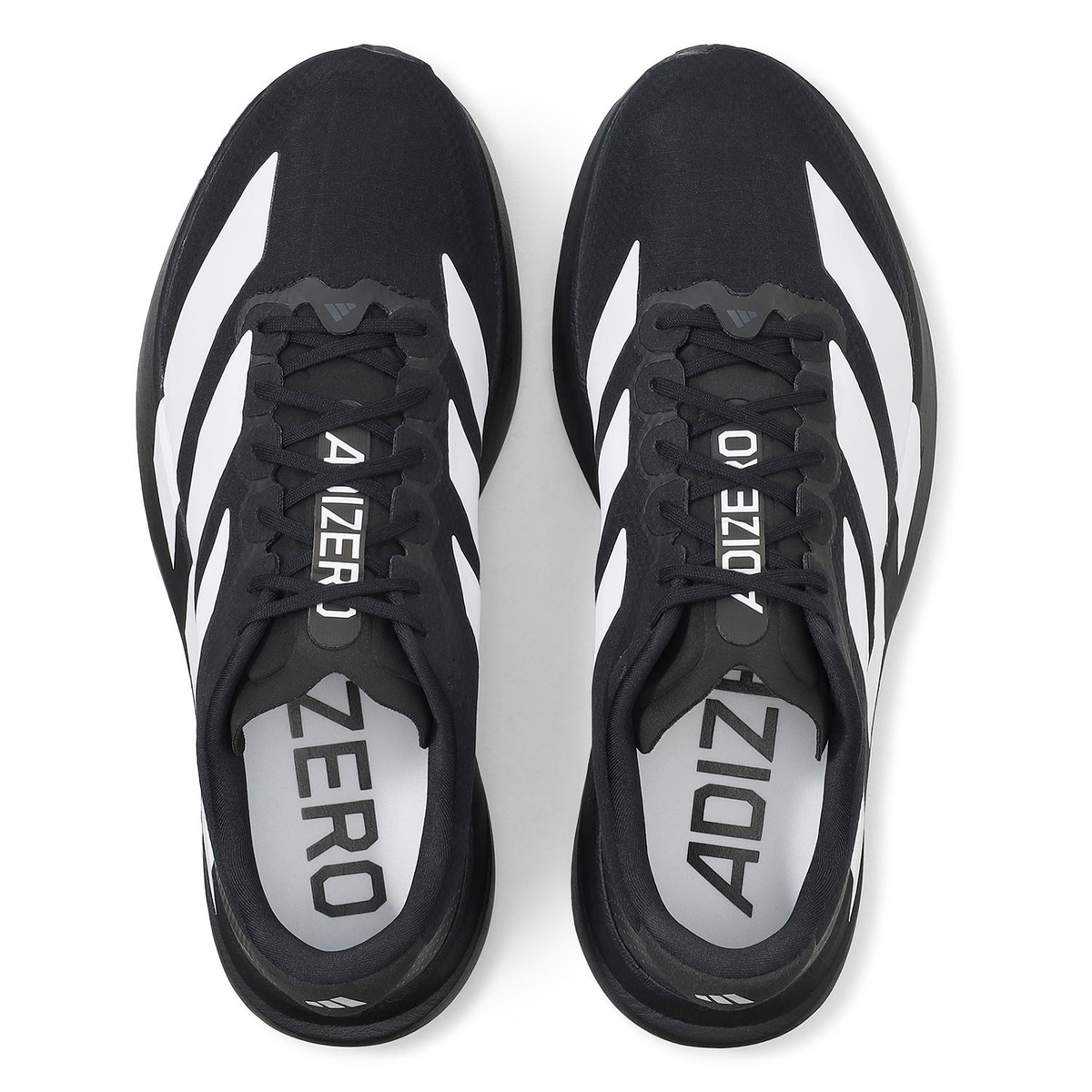 adidas Adizero Evo Sl Woven Cblack Ftwwht Carbon JR4728 Men's Size
