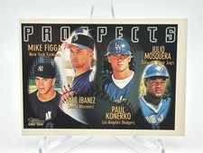 1996 Topps - Prospects Paul Konerko, Raul Ibanez, Mike Figga #432 (RC)