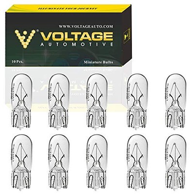(10 Pack) 194 T10 Automotive Light Bulbs License Plate Dome Map 194 