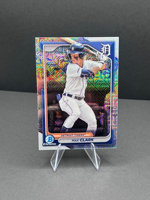 #ad 2024 Bowman Chrome Prospects Max Clark #BCP 195 RC mojo $1.50