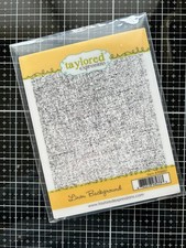 Taylored Expressions LINEN BACKGROUND Rubber Stamp NEW
