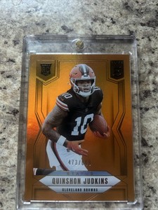 2025 Panini Donruss Elite - Quinshon Judkins #121 Status Metallic Orange /849 RC
