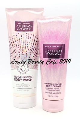 BATH & BODY WORKS / A THOUSAND WISHES / BODY CREAM & MOISTURIZING BODY WASH SET