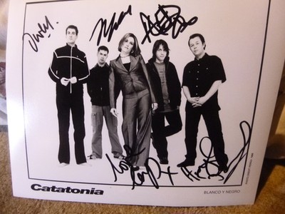 Mulder And Scully Road Rage CATATONIA Cerys Mark Aled Owen & Paul signed photo