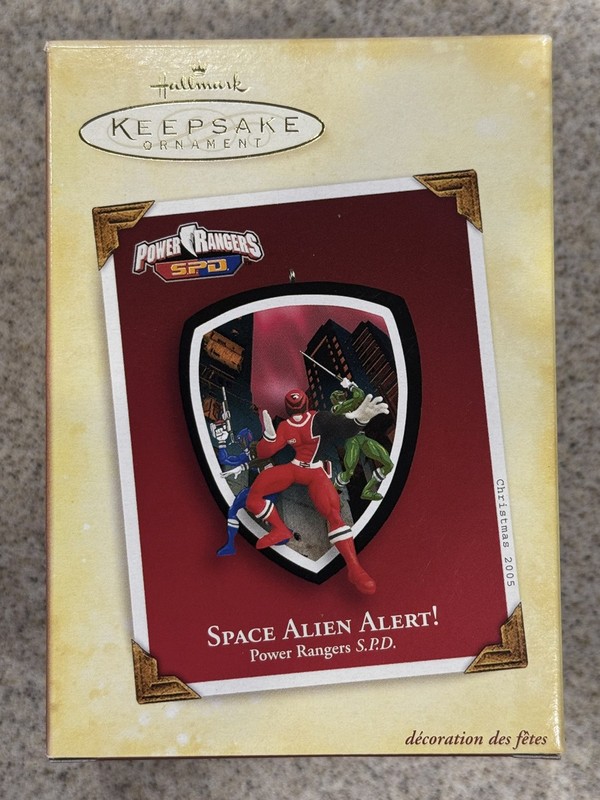 Space Alien Alert! Hallmark 2005 Power Rangers S.P.D. Ornament Elite Warriors