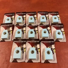 Wine Bar Bottle Paper Tags - Franmara 4 Colors Restaurant, 100/Pack 13 Packages