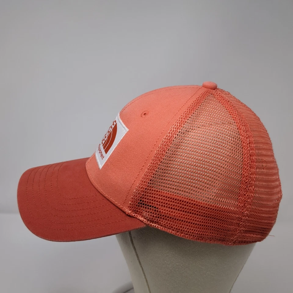 The North Face Snapback Mesh Back Trucker Hat Orange One Size Outdoor - Image 3 of 4