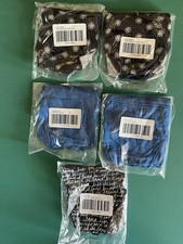 Soma Embraceable Signature Lace Bikini Panties, MEDIUM, NWT, Lot 5, Blue, Black