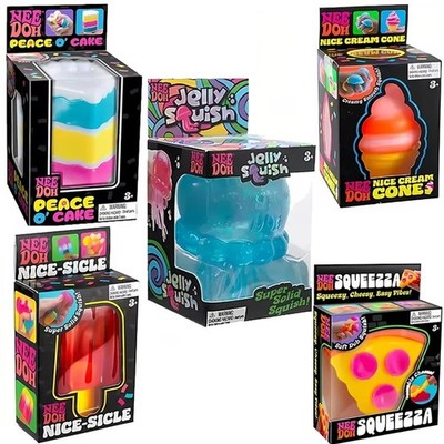 Nice-Sicle Super Squish Fidget Toy Colorful Popsicle Stress Relief Squeeze Toy