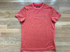Novak Djokovic Men  s Lacoste Graphic Tennis Orange Fit T-shirt Mens Adult Sz S 3