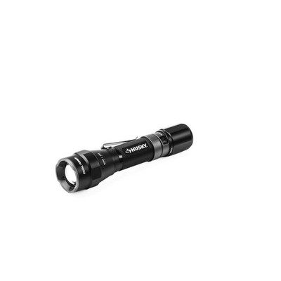 Husky 1200 Lumens Dual Power LED Rechargeable Focusing Flashlight