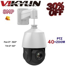 VIKYLIN 40 ZOOM Lens 360 degree IR100M POE 8MP PTZ CAMERA ONVIF Auto Tracking US