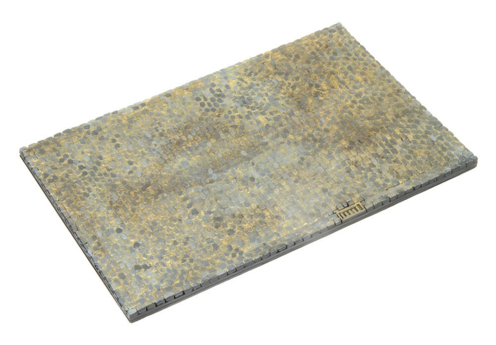 Rue pavée Vallejo SC110 pour décor de diorama militaire échelle 1/35 dimensions 24,5x16 cm