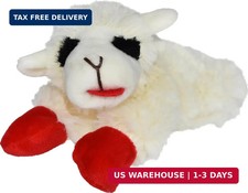 Multipet Lamb Chop Dog Plush Toy - Squeaky Toy for All Dogs - Extra Soft Plush -