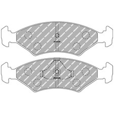Satz Bremsbeläge Bremsklötze vorne für Ford Courier F3L J5 Escort 3 GAA | 245