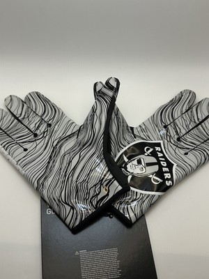 Size L Nike Vapor Jet Fly Las Vegas Raiders Receiver Football Gloves New NWT