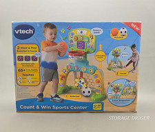 NEW VTech Count Win Sports Center 12-36 Months Basketball Soccer Activity Toy