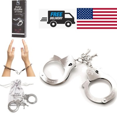 You Are Mine Lockable Metal Handcuffs with 2 Keys and Quick Release Feature
