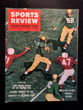 1950 Sports Review College Football Issue Vol 10 No 3 Bill Gay Notre Dame
