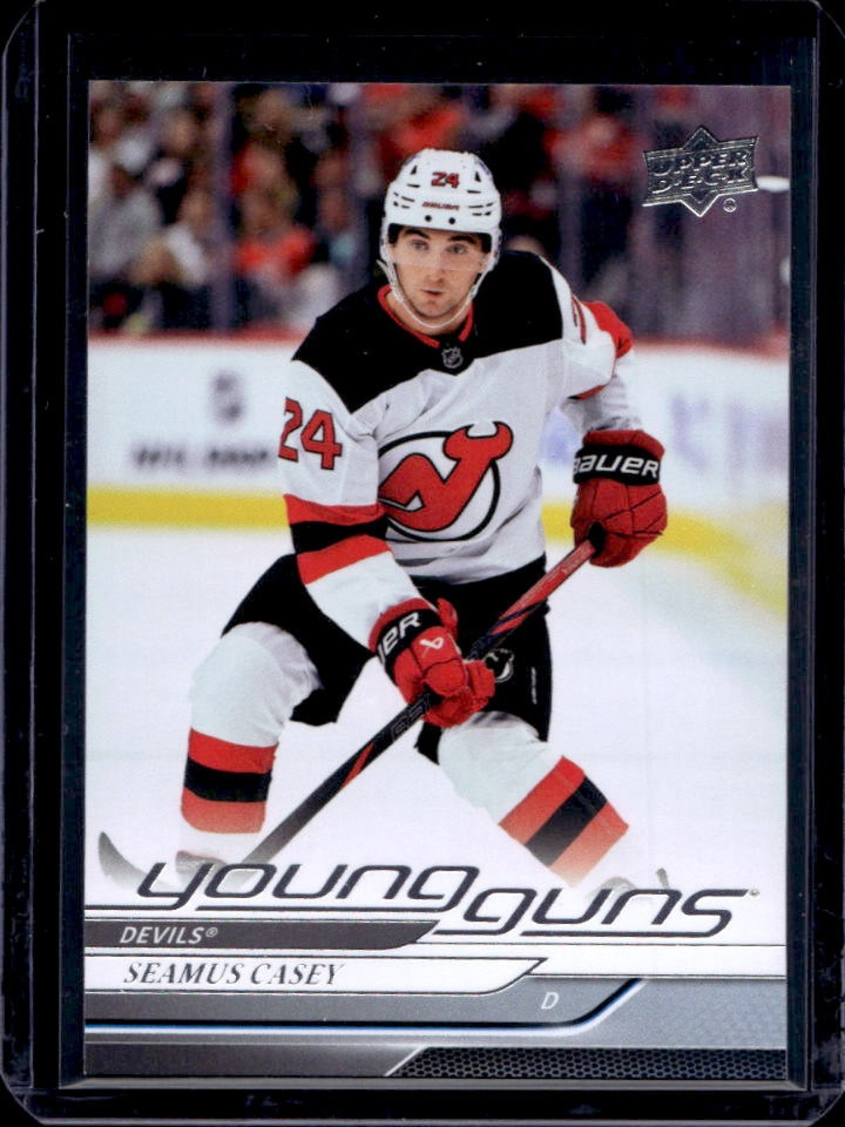 2024-25 Upper Deck Seamus Casey Rookie Young Guns RC #489 Devils