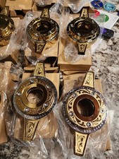 Engraved Zenith 2 Bar Gold Chrome Wire Wheel Knock-offs With Chips