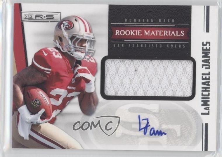 2012 Panini Rookies & Stars Rookie Materials 133/499 LaMichael James Auto RC 0b5