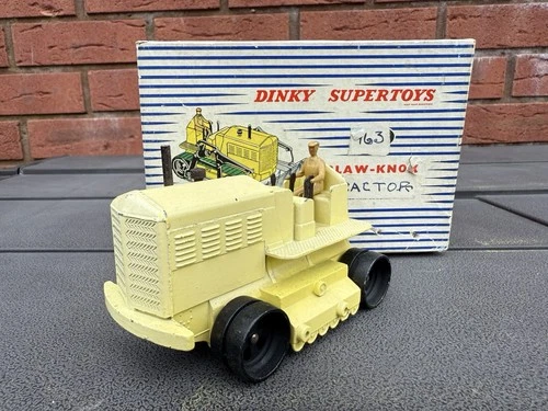 Dinky 963 Heavy Tractor In 961 Original Box - Vintage Original Model 1950s