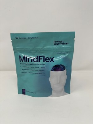 MindFlex Brain Optimization Gummies   60 Count | Project SuperHuman |