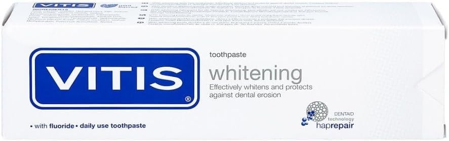 Vitis Whitening Toothpaste 100ml with Nano Repair Enamel Care & Fresh Breath