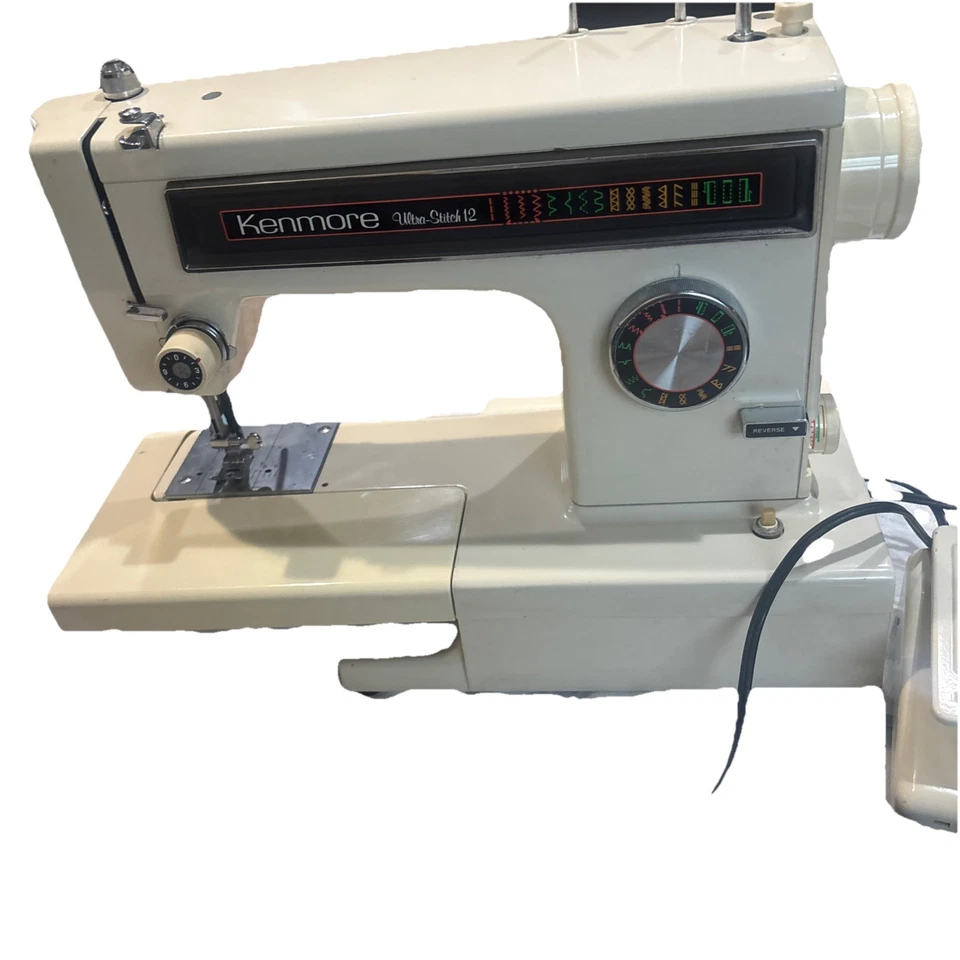 Sears Kenmore 158 Ultra-Stitch 12 швейная машина 1595281 чехол, ножная педаль выглядит - Изображение 4 из 4