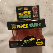 Schylling NeeDoh Nice Cube Squeeze Ball Squishy Stress Reliever Red 2in MPN