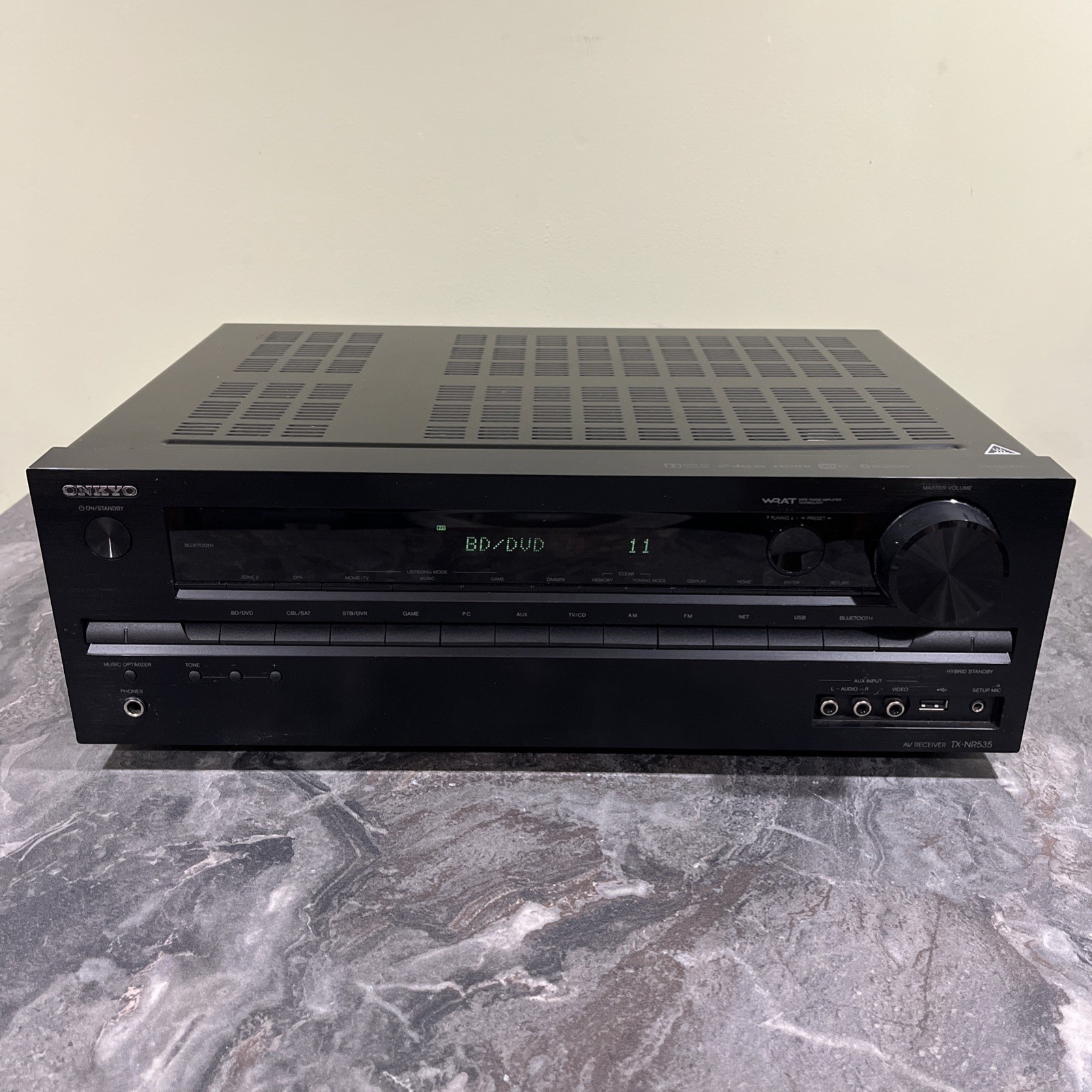 Onkyo TX-NR535 5.2 Channel 4K AV Receiver WiFi Bluetooth HDM