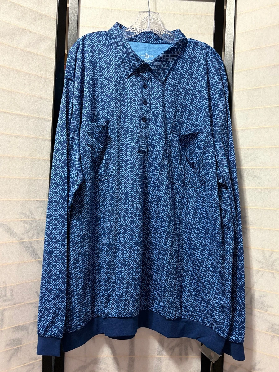 Chemise homme John Blair XL bleue manches longues col Chemise homme John Blair XL bleue manches longues col