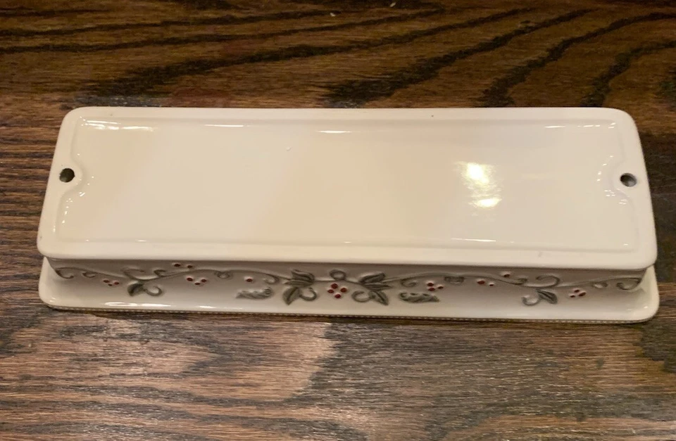 Amscan 3 Piece Holiday Ceramic Sandwich Cracker Serving Trays Long server set. - Image 4 of 4