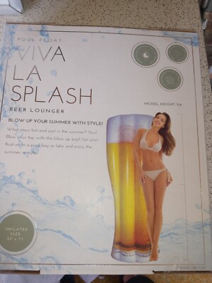 Pool Float Viva La Splash Beer Lounger