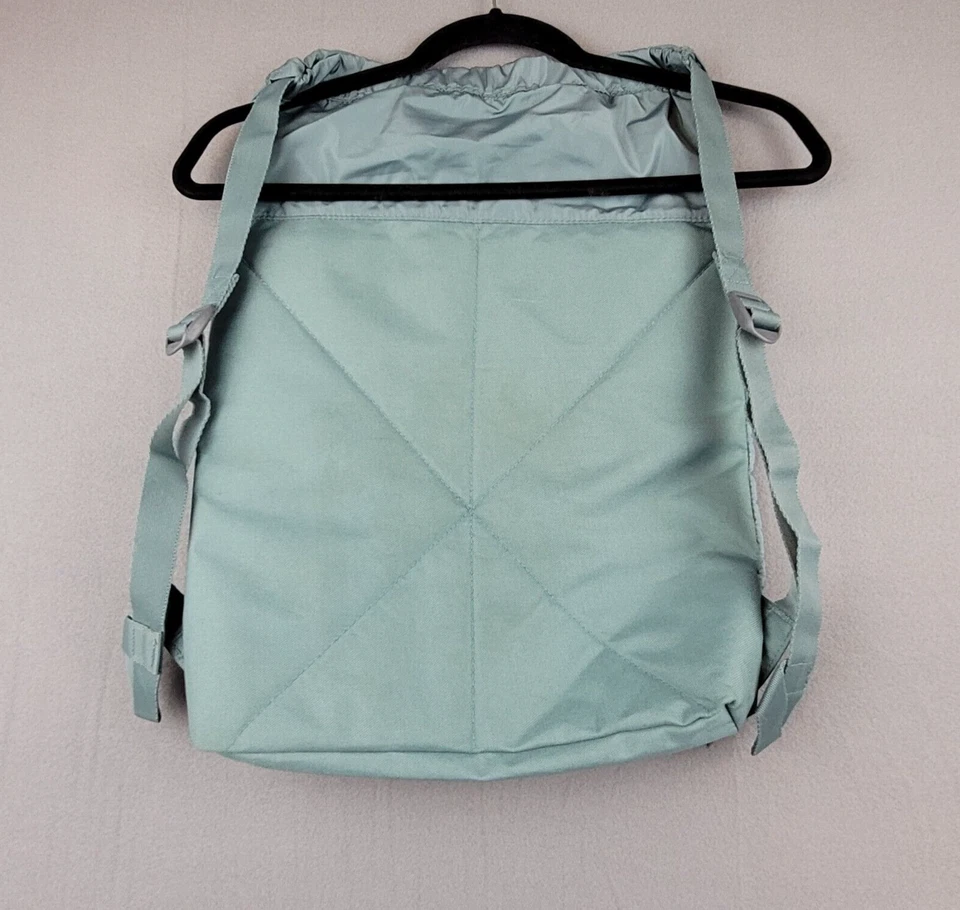 Adidas Amplifier Blocked Backpack Sackpack Three Stripe Life Teal Raw Green Bag - Image 4 of 4