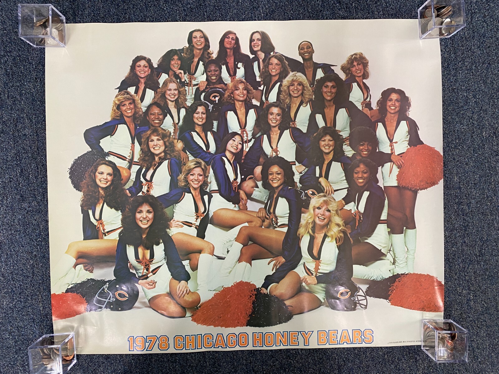 1978 Chicago Honey Bears Cheerleaders Poster *POS20 eBay