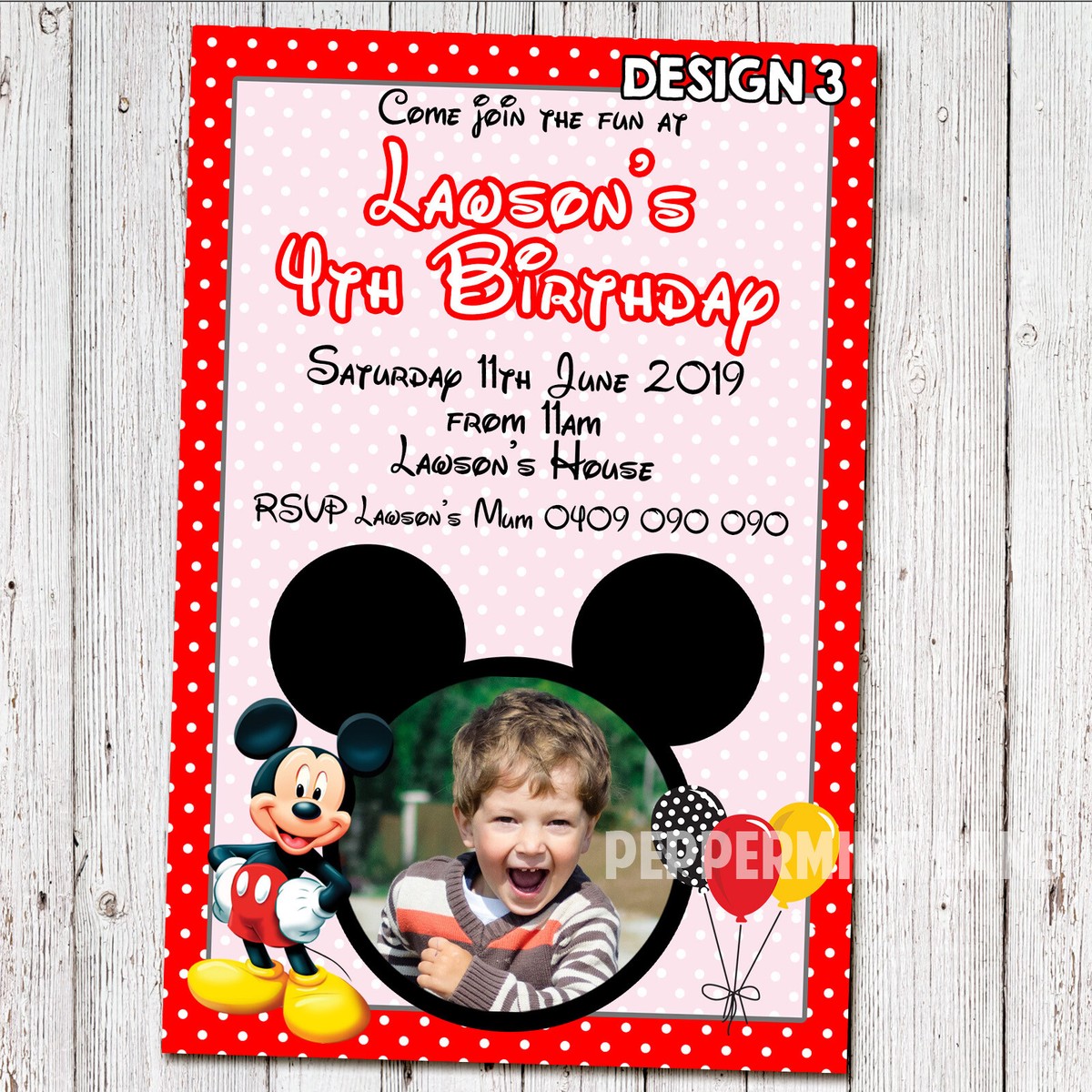 you-print-save-mickey-mouse-1st-birthday-invitation-invite-digital-party-ebay