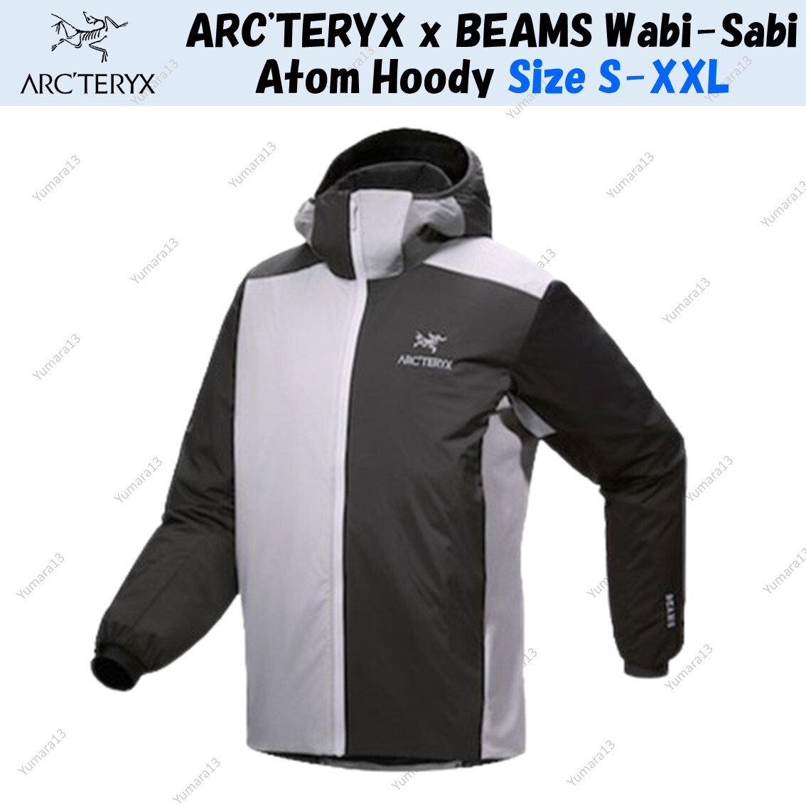 新品M ARC'TERYX BEAMS Wabi-Sabi Atom Hoody 新品M ARC'TERYX BEAMS Wabi-Sabi Atom Hoody