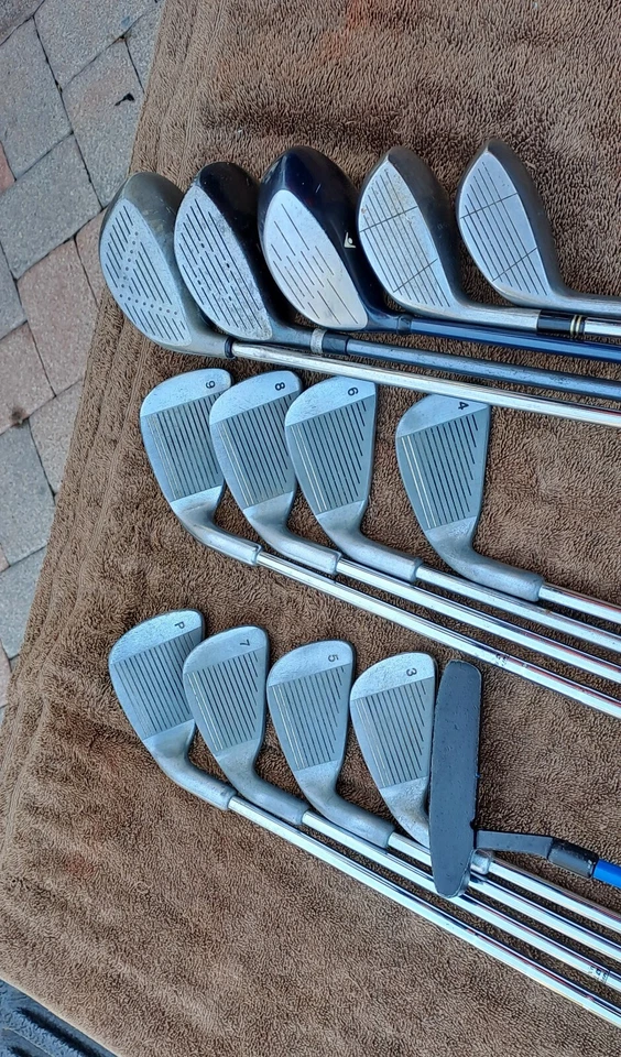 Golf full set RAWLINGS irons woods driver putter RIGHT h 14 clubs shorter see... - Image 3 of 4