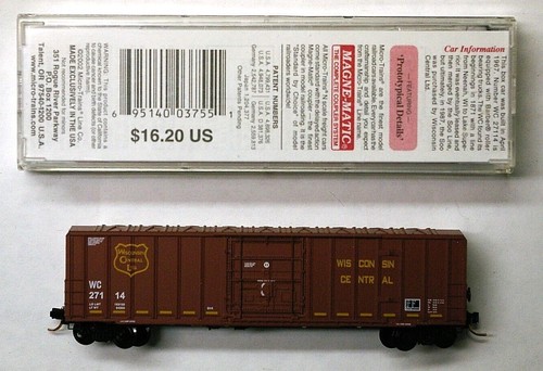 MTL Micro-Trains 27200 Wisconsin Central WC 27114 50 pies vagón de carga  | Zustand: New
