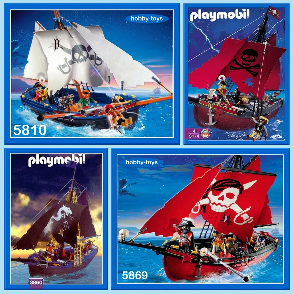 PLAYMOBIL PIRATE SHIP * 3174 3860 5238 5778 5869 * PARTS SERVICE * | eBay