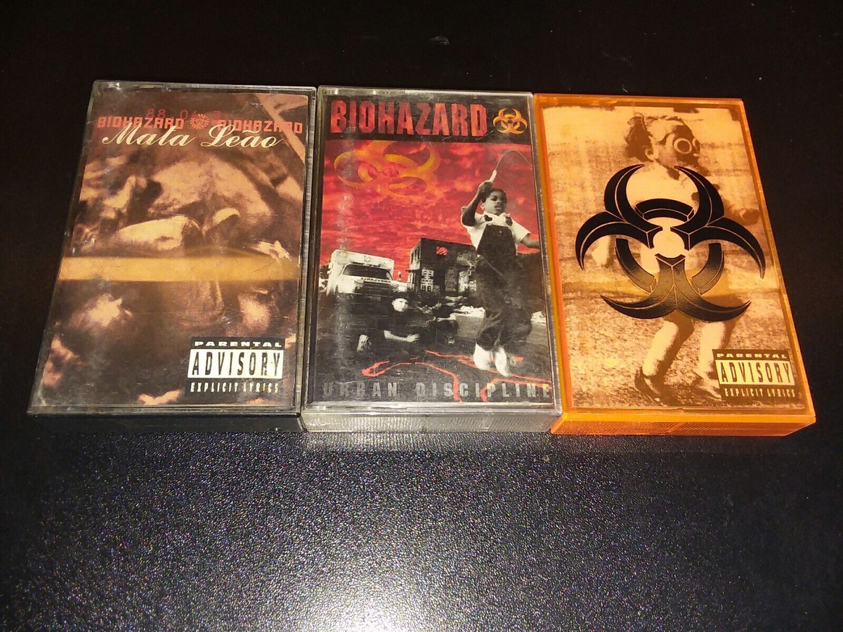 BIOHAZARD Mala Leão レコード Biohazard Cassette lot of 3 Mala Leao State of the World