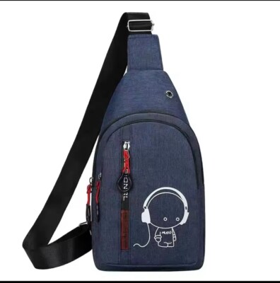 Man s Chest Bag New Casual Fashion Shoulder Bag Male Hand Crossbody Backpack.