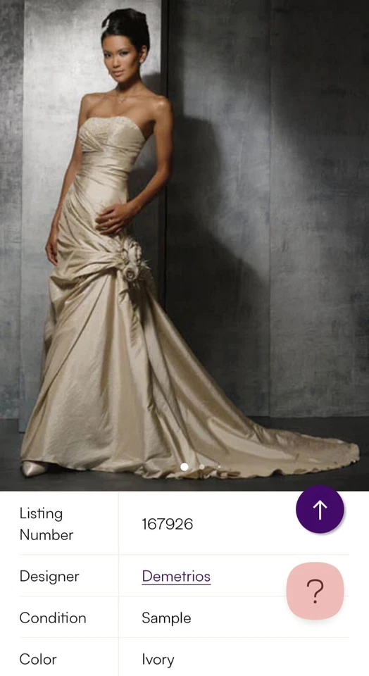 VESTIDO DE NOVIA DEMETRIOS NUEVO Foto 3 de 3