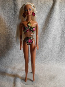 barbie doll in bathing suit