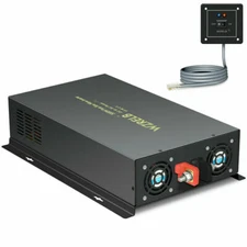 WZRELB 3000W 24V to 120V Pure Sine Wave Power Inverter Remote Switch Car Motor