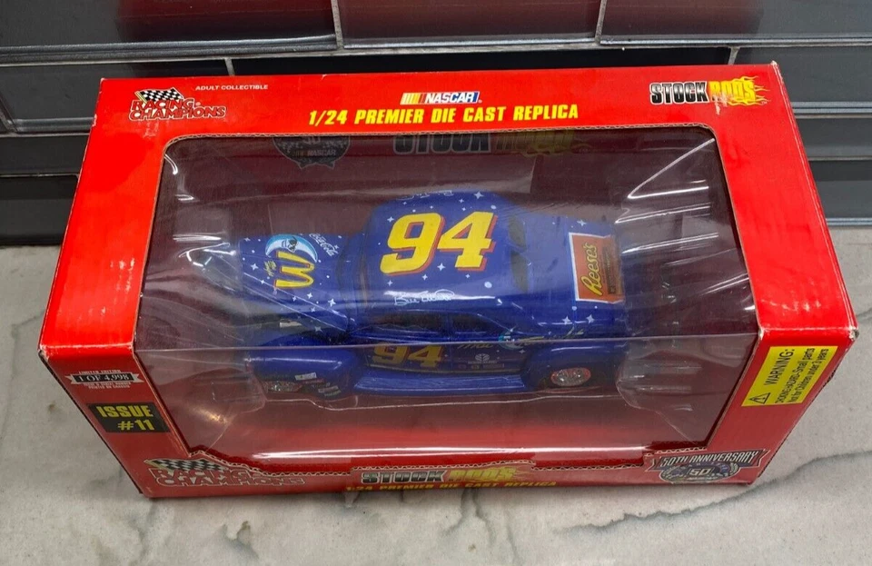 1998 Racing Champions Stock Rods Bill Elliott #94 Mac Tonight 1/24 Scala! - Immagine 3 di 3