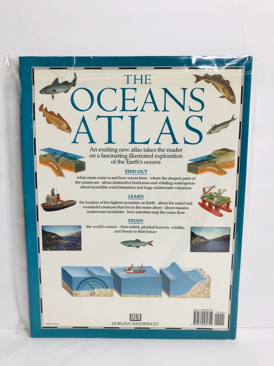洋書　The Oceans Atlas(オーシャンズ・アトラス）　アニタ・ガネリ The Oceans Atlas by Anita Ganeri (1994, Hardcover) DK Books World